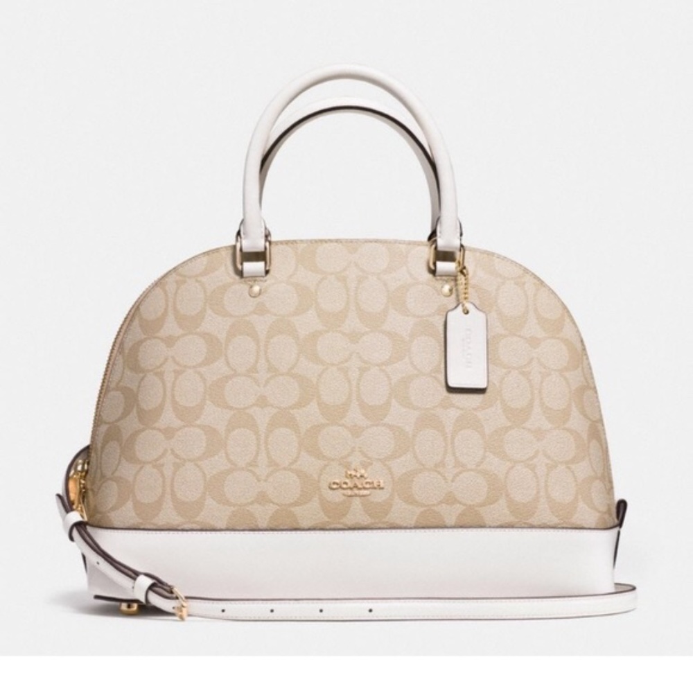Coach Large Sierra Satchel Domed Crossbody Bag & Matching Wallet - Picture 8 of 14